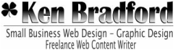 Ken Bradford, small business web designer, business blog writer 